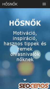 hosnok.hu mobil preview