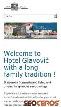 hotel-glavovic.hr mobil előnézeti kép