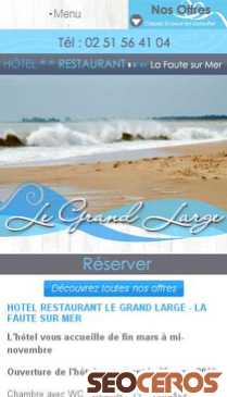 hotel-le-grand-large.fr mobil preview