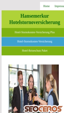 hotel-stornokosten-versicherung.de/hotelstornoversicherung.html mobil förhandsvisning