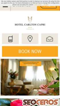 hotelcapri.net mobil előnézeti kép