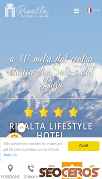 hotelrivalta.com mobil náhľad obrázku