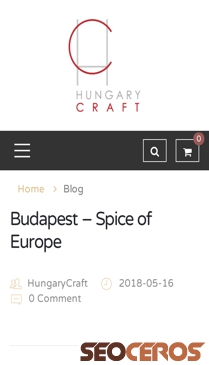 hungarycraft.com mobil Vorschau