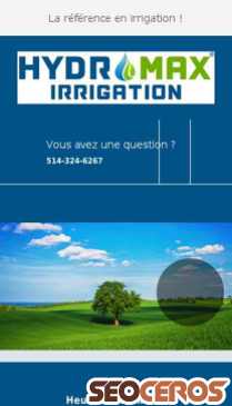hydromaxirrigation.com mobil Vista previa