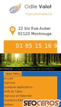 hypnose-valot.fr mobil preview