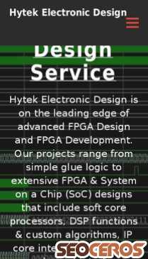 hytek-ed.com/fpga_design_services.html mobil previzualizare