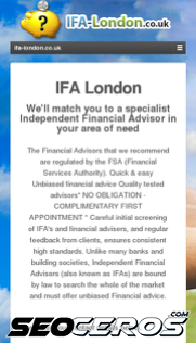 ifa-london.co.uk mobil vista previa