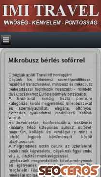 imitravel.hu mobil előnézeti kép