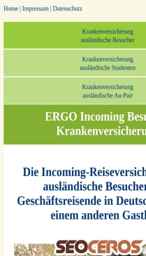incoming-krankenschutz.de/incoming-besucher-krankenversicherung.html mobil preview