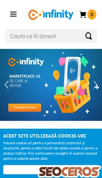infinity.ro mobil previzualizare