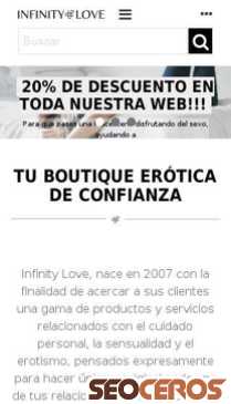 infinitylove.es mobil anteprima