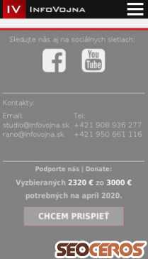 infovojna.sk mobil Vista previa