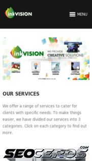 inkvision.co.uk mobil Vorschau