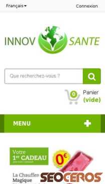 innov-sante.com mobil förhandsvisning