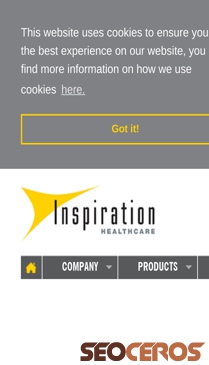 inspiration-healthcare.com mobil Vista previa