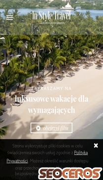 instyletravel.pl mobil previzualizare
