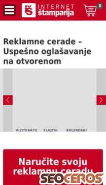 internetstamparija.rs/reklamne-cerade mobil preview