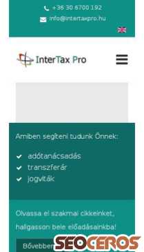 intertaxpro.hu mobil obraz podglądowy