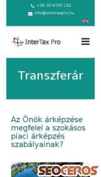 intertaxpro.hu/transzferar mobil obraz podglądowy