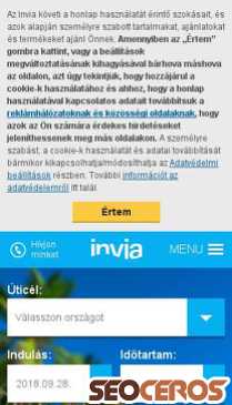 invia.hu mobil előnézeti kép
