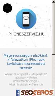 iphoneszerviz.hu mobil previzualizare