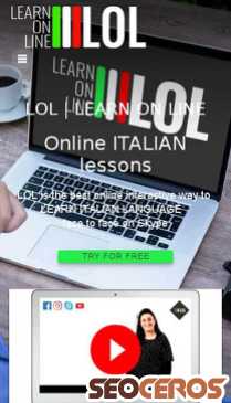 italianlesson.it mobil náhled obrázku