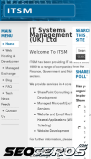 itsm.co.uk mobil előnézeti kép