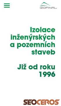 izofinalcz.cz mobil előnézeti kép
