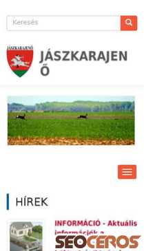 jaszkarajeno.hu mobil előnézeti kép