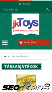 jk-tarsasjatekok.hu mobil obraz podglądowy