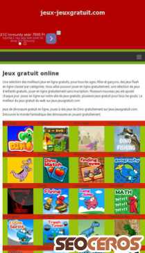 jeux-jeuxgratuit.com mobil előnézeti kép