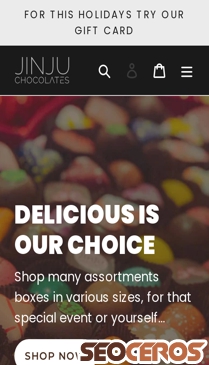 jinjuchocolates.com mobil anteprima