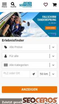 jochen-schweizer.de mobil náhľad obrázku