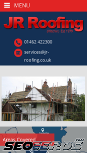 jr-roofing.co.uk mobil previzualizare