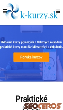 k-kurzy.sk mobil előnézeti kép