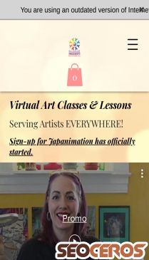 kaleidoscopeamusements.com/virtual-art-classes mobil anteprima