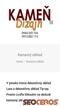 kamendizajn.sk/kamenny-obklad mobil vista previa