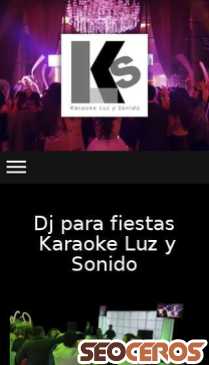karaokeluzysonido.com.mx mobil náhled obrázku
