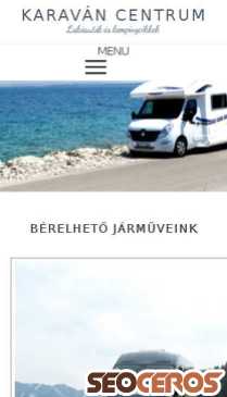 karavancentrum.hu mobil előnézeti kép