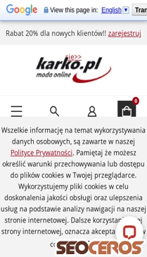karko.pl mobil förhandsvisning