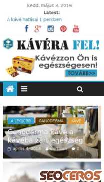 kaverafel.hu mobil előnézeti kép