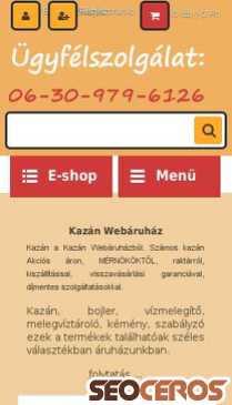 kazanwebaruhaz.hu mobil förhandsvisning