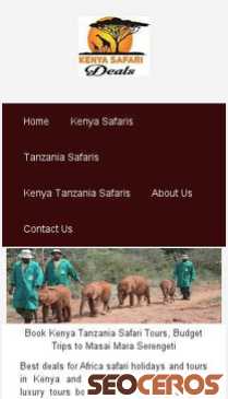 kenyasafarideals.com mobil obraz podglądowy