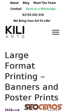 kiliarts.co.uk/large-format-printing-banners-and-poster-prints mobil preview