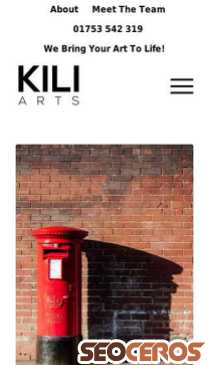 kiliarts.co.uk/small-format-printing mobil előnézeti kép