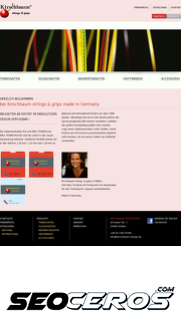 kirschbaum-strings.de mobil előnézeti kép
