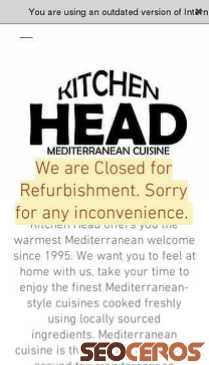 kitchenhead.com mobil vista previa