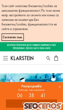 klarstein.bg mobil náhľad obrázku