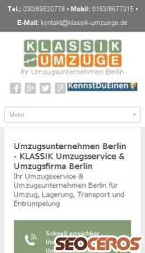 klassik-umzuege.berlin mobil náhľad obrázku