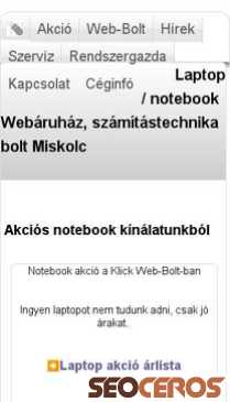 klickcomp.hu mobil előnézeti kép